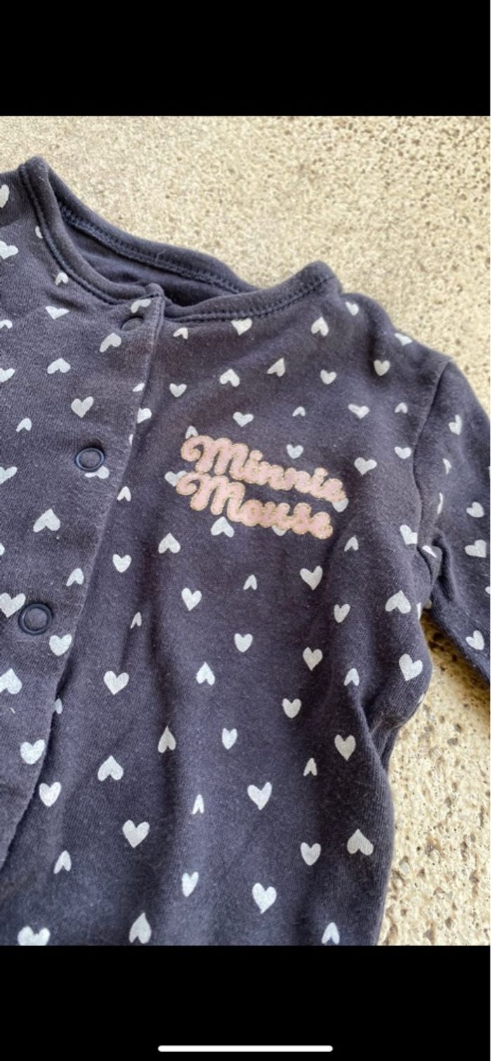 Pyjama disney baby Minnie  Gris - photo numéro 2