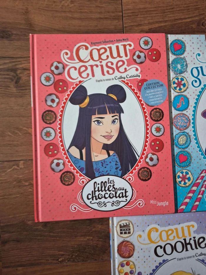 Lot de 3 bandes dessinées Les filles au chocolat - photo numéro 2