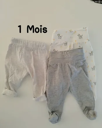 Lot legging bébé 1 mois