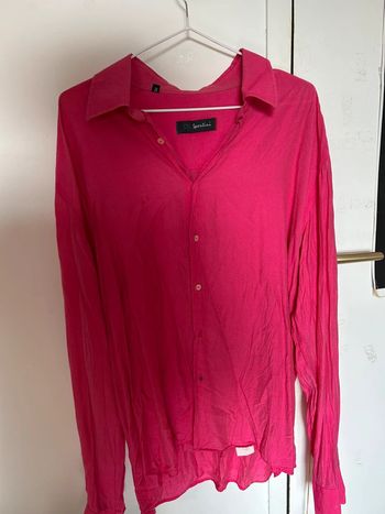Chemise rose longue