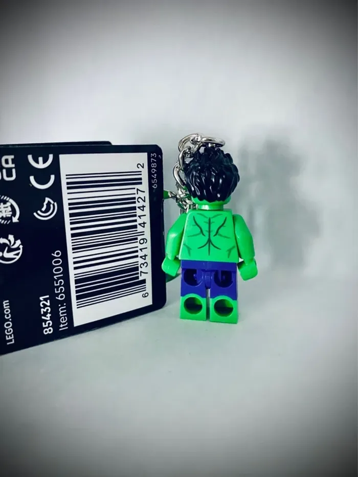 Porte-clés LEGO Marvel - Hulk (Réf. 854321) - Neuf - photo numéro 4