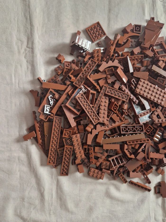 500g lego vrac marron - photo numéro 2