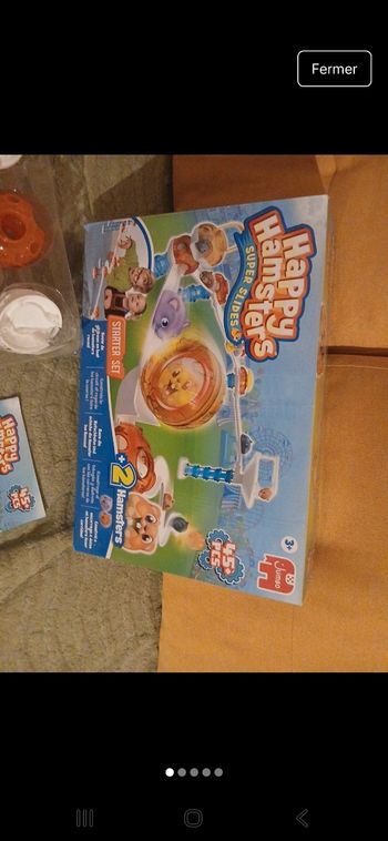 Jeu enfant a partir de 3ans happy hamster