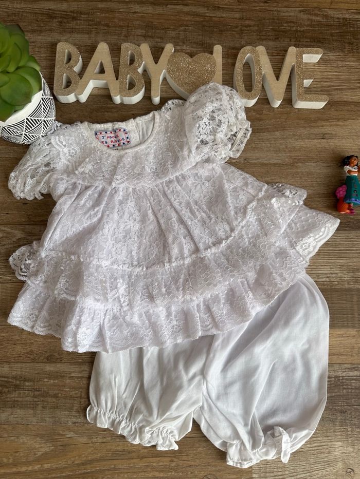 - Ensemble J’adore les bisous - 3 mois - Très bon état