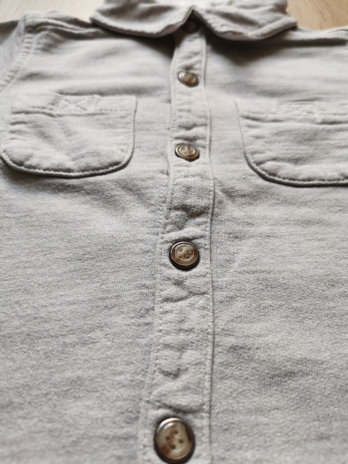 Chemise sweat gris Obaïbi 12 mois - photo numéro 3