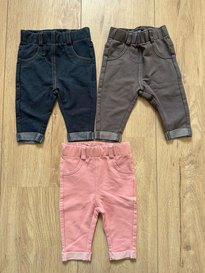 Lot de 3 jeggings 3m