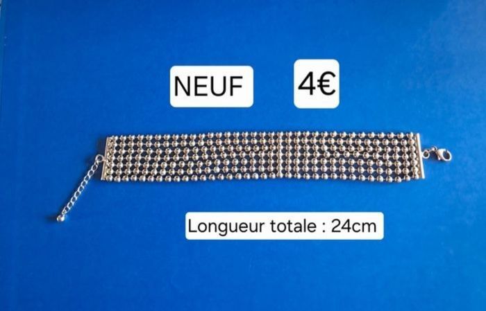 Collier et bracelet fantaisie NEUFS pour femme - photo numéro 3
