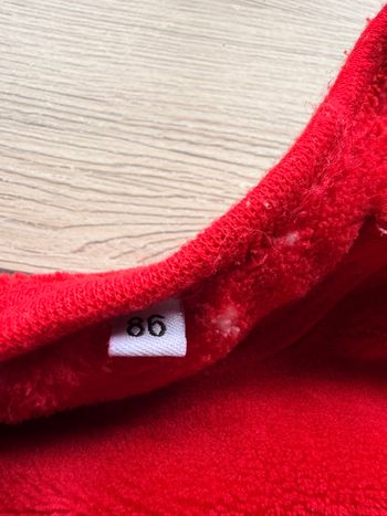 Pyjama rouge d’hiver 2 pièce 86cm 