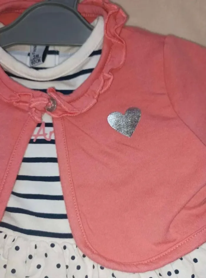 Ensemble 3 pièces Fashion Private Company fille 3 mois - photo numéro 3