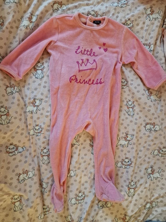 Pyjama 1 pièce 18 mois rose kiabi