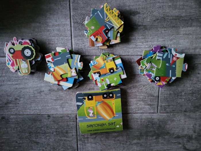 Boite puzzle livre et voiture neuf - photo numéro 6