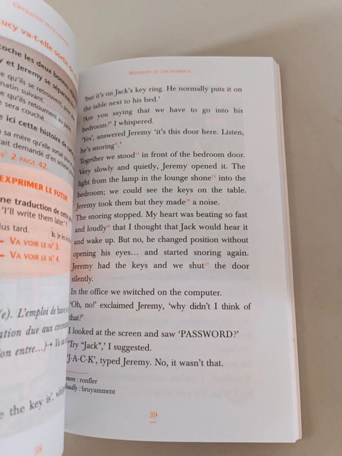 Lire en anglais de la 5ème à la 4ème opération blood Lagoon de 12 à 13 ans - photo numéro 18