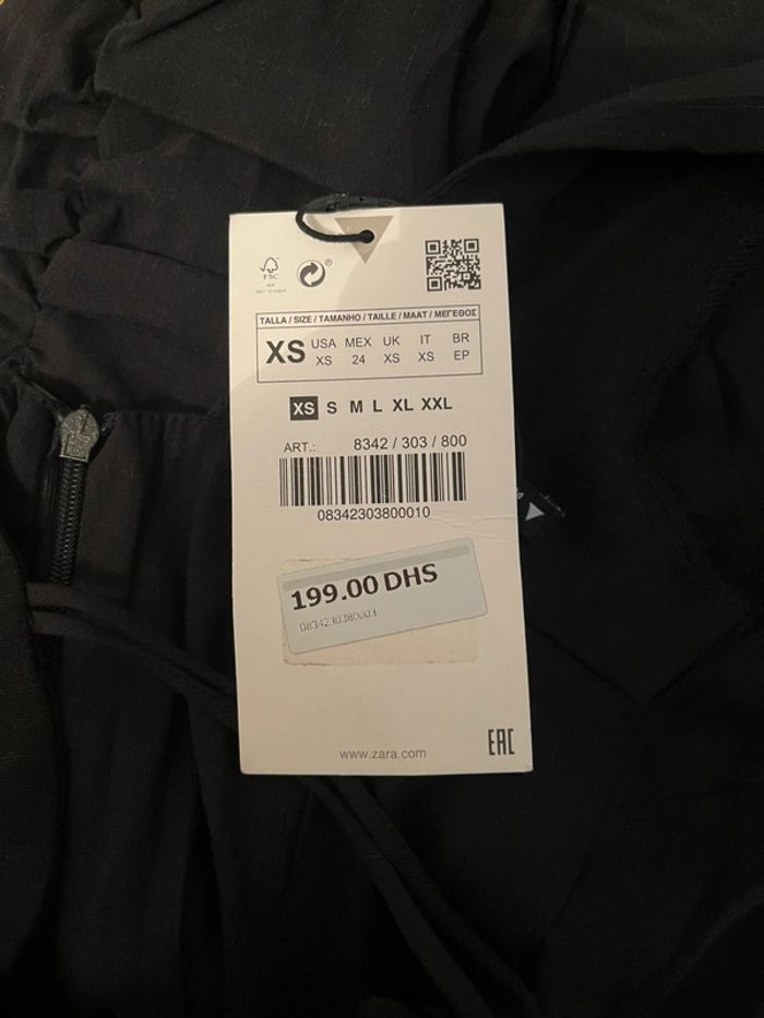 Robe asymétrique noire, taille XS - photo numéro 6