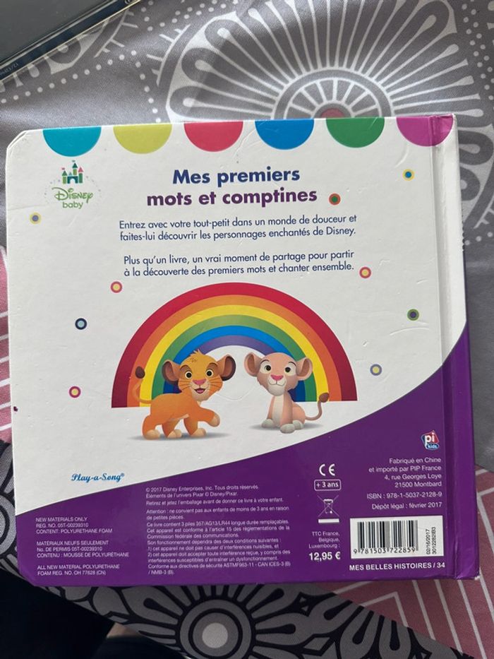 Livre Disney baby - photo numéro 2