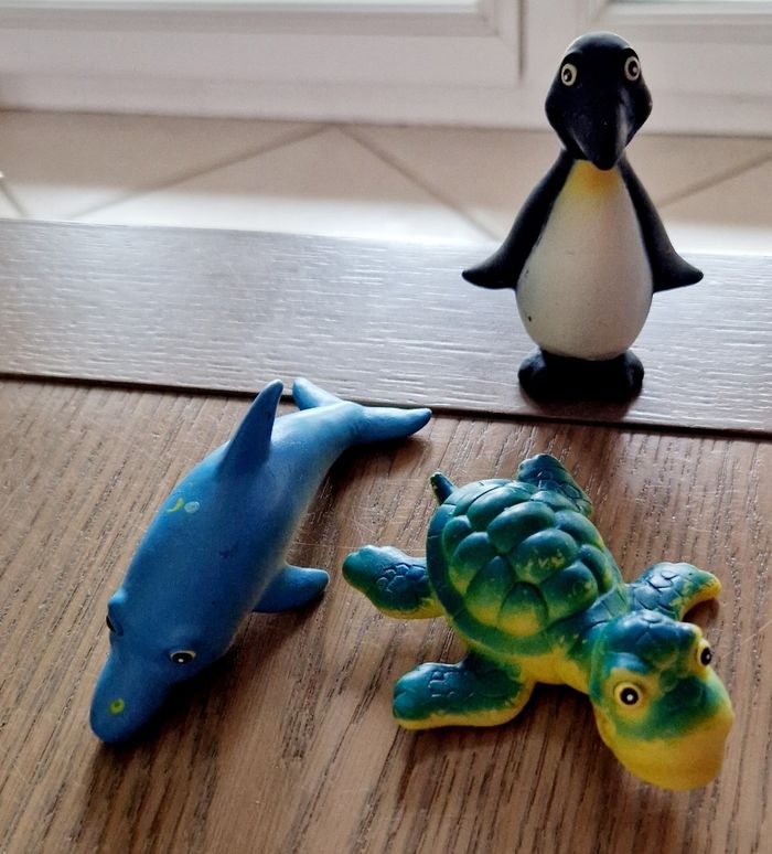 Jouets pour le bain animaux marins en bon état