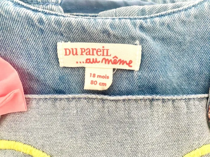Robe jean souris DPAM taille 18 mois NEUVE - photo numéro 5