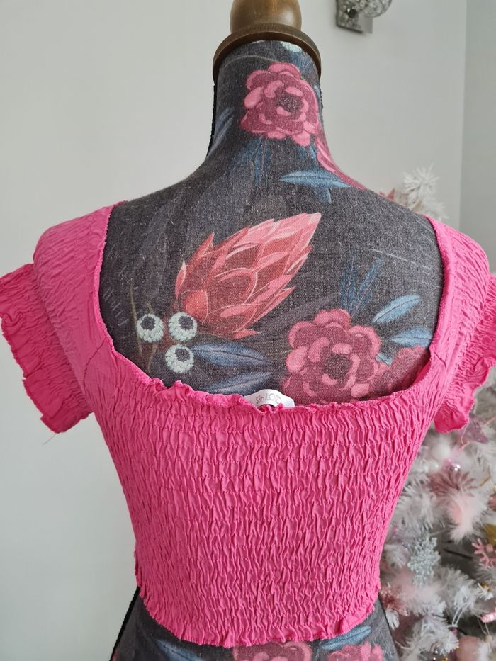 Très joli.haut rose - photo numéro 5