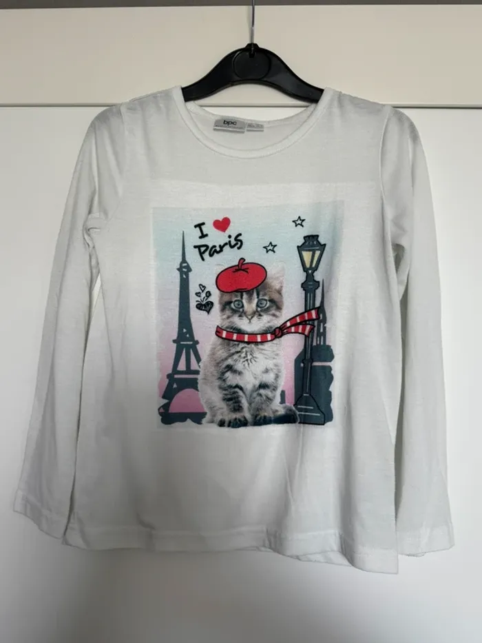 TEE shirt chat Paris