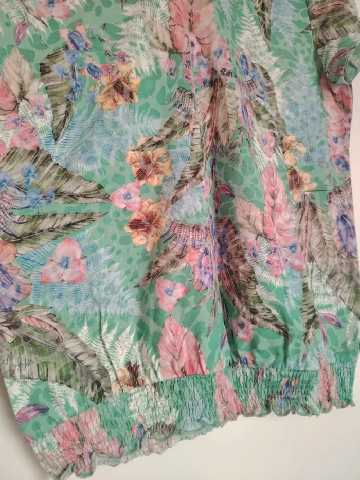 T shirt femme floral - photo numéro 2