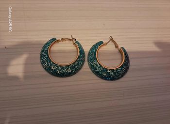 Boucle d oreille turquoise