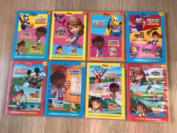 Lot 8 dvd Disney Junior