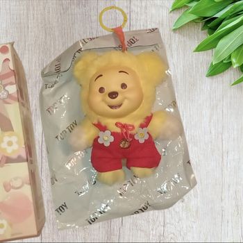 Peluche porte clefs labubu winnie l'ourson