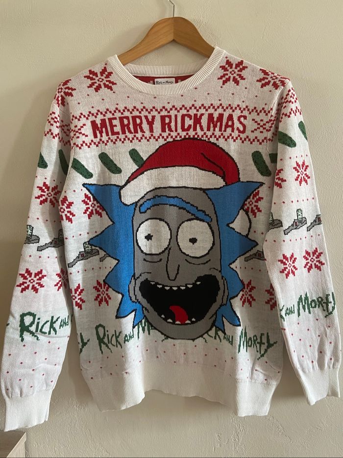 Pull de Noël Rick et Morty