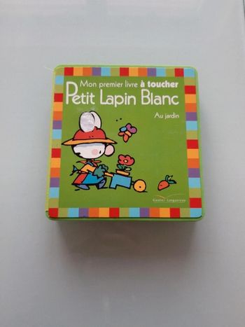 Petit Lapin blanc au jardin