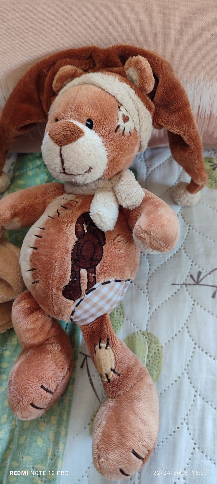 Doudou ours. Baby Nat vintage - photo numéro 3