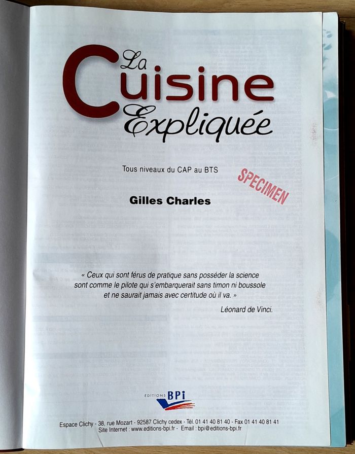 La Cuisine expliquée tous niveaux du cap au bts- Gilles Charles - photo numéro 6