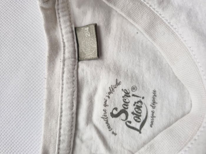 T-shirts manches courtes mixte 2/4 ans Sacré Lotois Blanc Pitchoun - photo numéro 4