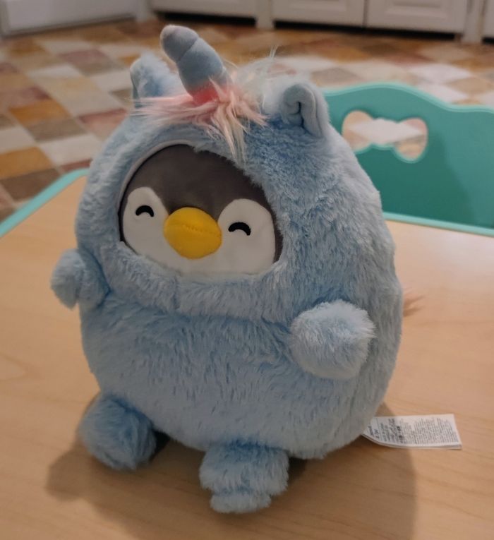 Peluche 🧸 Licorne 🦄🌈 Pingouin 🐧 toute douce 🌸 - photo numéro 4