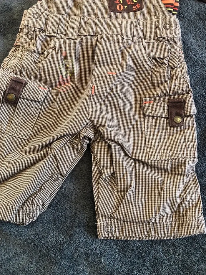 Ensemble polo et salopette bébé garçon 3 mois - photo numéro 2