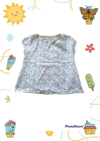 Tee shirt fleuri