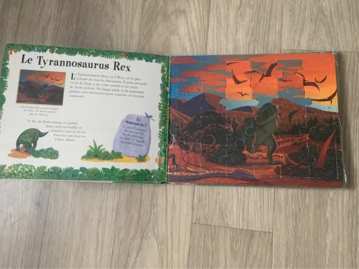 Dinopuzzle - Anne Sharp - Un livre-puzzle seuil jeunesse - photo numéro 5