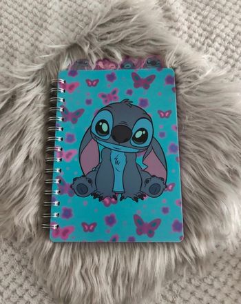 Carnet à spirales Disney Stitch avec intercalaires (Neuf)