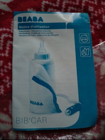 Chauffe biberon et petit pot de voyage "Beaba" neuf