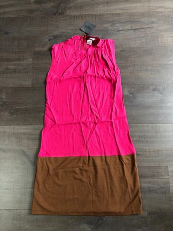 Robe neuve la redoute taille 34 rose et marron