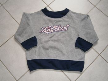 Sweat gris KID COOL 12 ans
