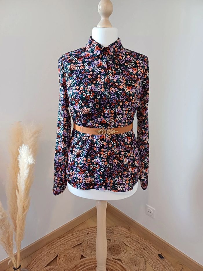 Chemise colorée à motifs Cerise Blue taille L 40 - photo numéro 6