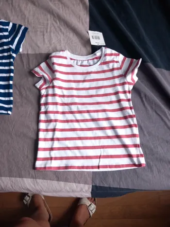 Tee shirt mariné fille 6ans