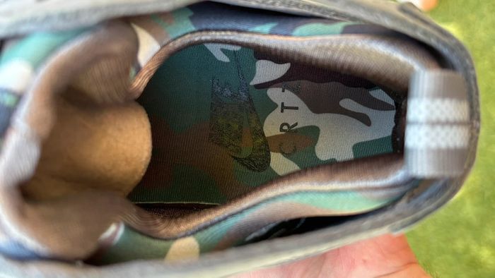 Nike air huarache x corteiz chaussure montante gris marron - photo numéro 8