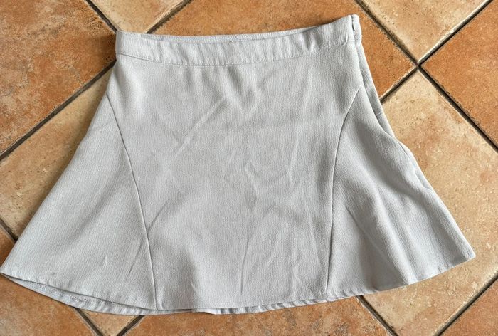 Mini jupe forme princesse taille 40 bleue ciel woman only