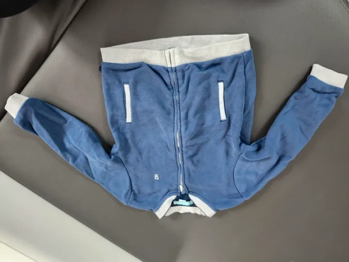 Lot hauts t shirt gilet garçon bleus 3 ans - photo numéro 10
