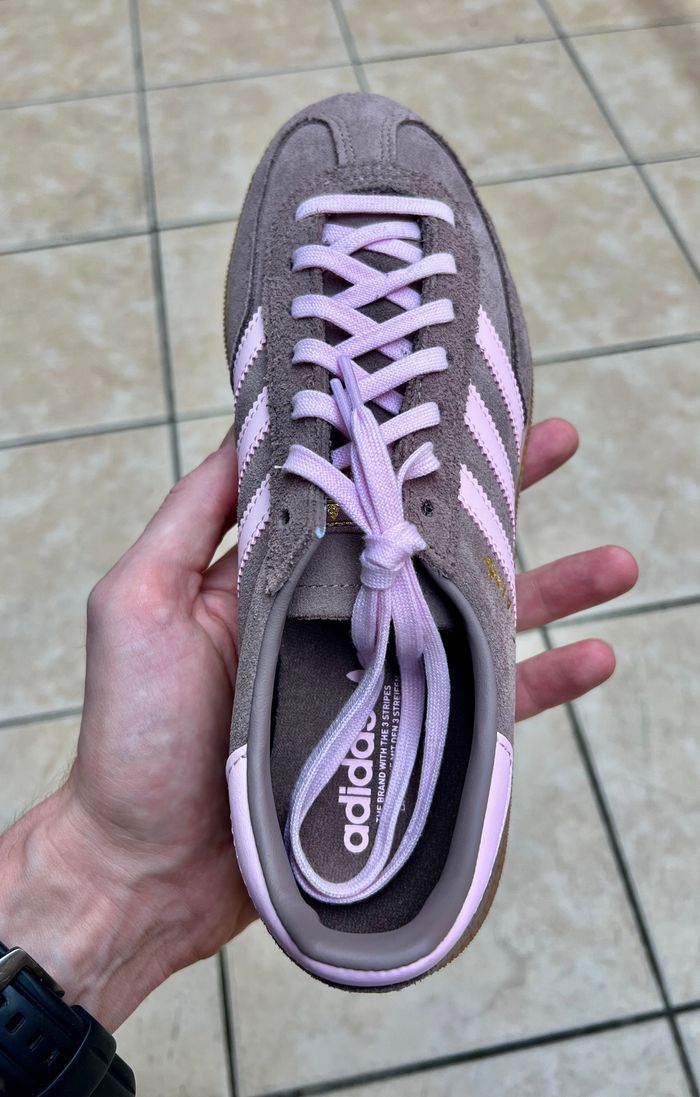 Sneakers Adidas Handball Spezial coloris Trace Brown-Clear Pink - photo numéro 3
