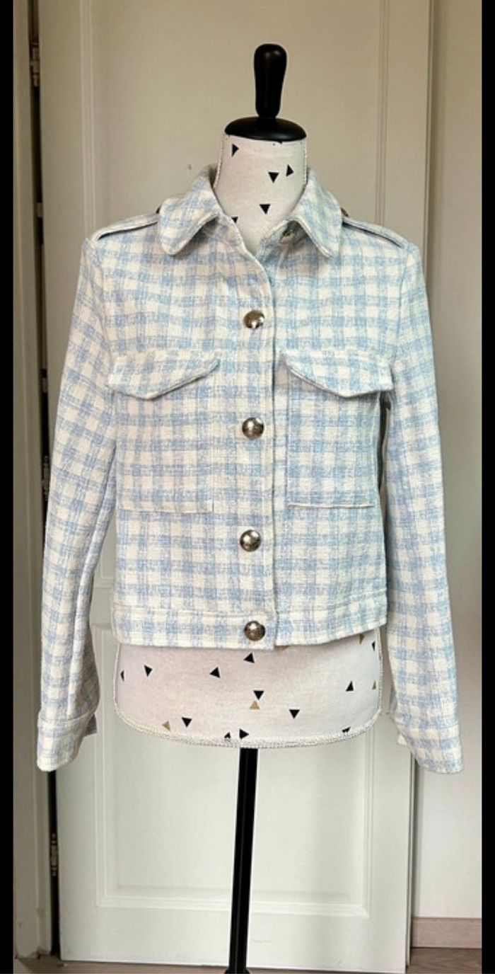 Veste à carreaux Zara - photo numéro 3