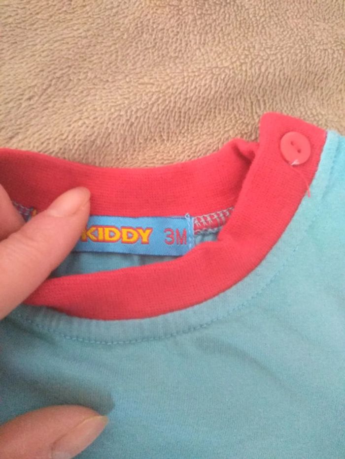 Lot salopette short et t shirt 3 mois - photo numéro 3