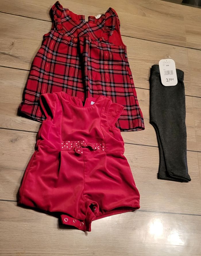 Lot 9 mois hiver fille