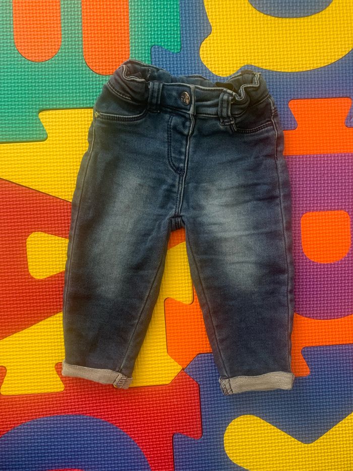 Lot de 8 pantalons / leggings fille taille 9 mois - photo numéro 6