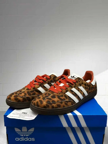 Adidas Samba Preloved Léopard Rouge   38